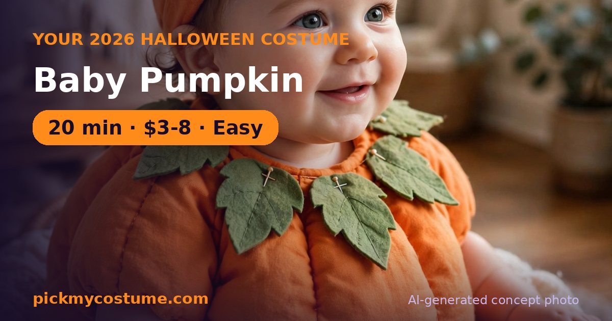 Baby Pumpkin costume idea