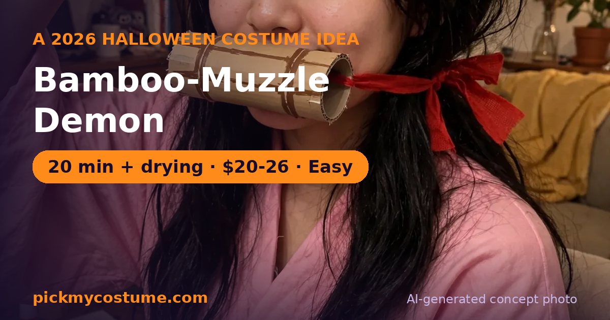 Bamboo-Muzzle Demon costume