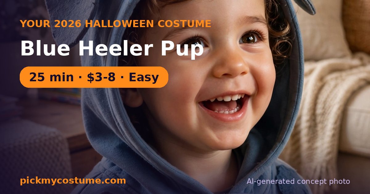 Blue Heeler Pup costume idea
