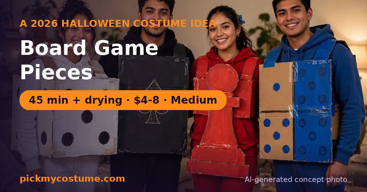 Board Game Pieces costume