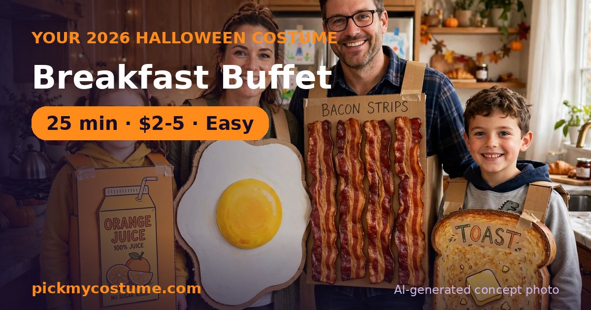 Breakfast Buffet costume idea