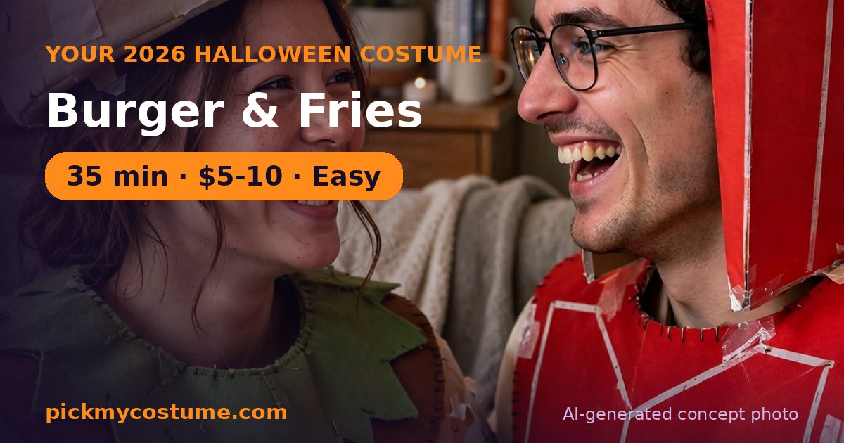 Burger & Fries costume idea