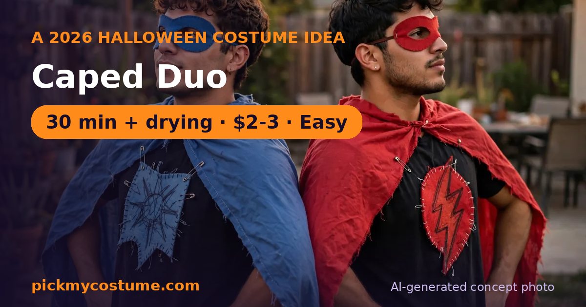 Caped Duo costume