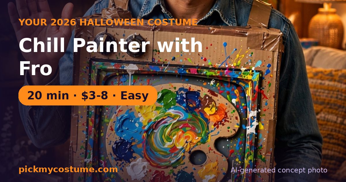Chill Painter with Fro costume idea
