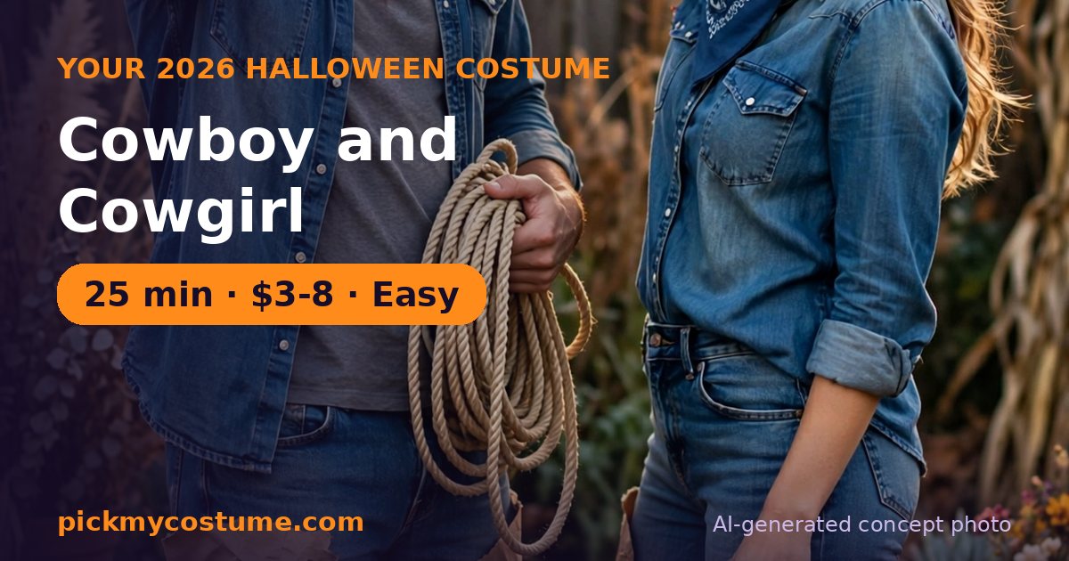 Cowboy and Cowgirl costume idea