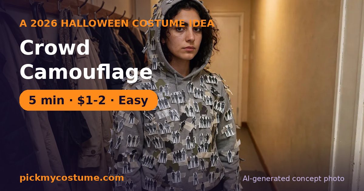 Crowd Camouflage costume