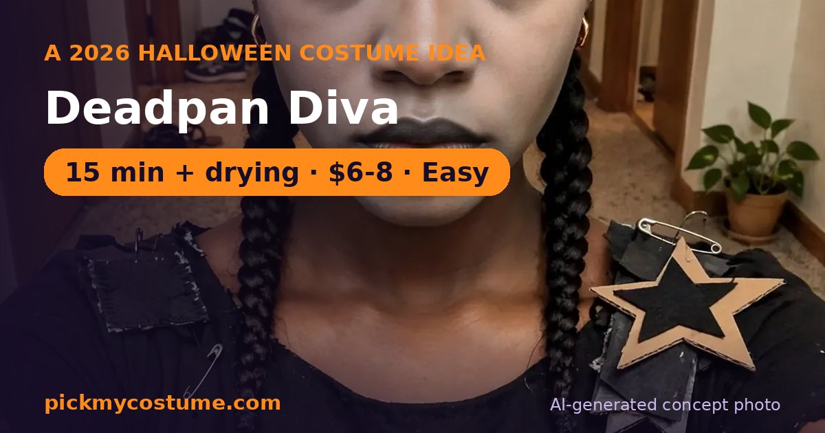 Deadpan Diva costume