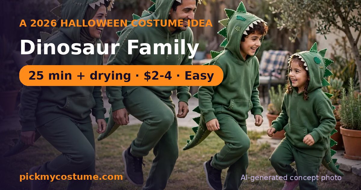 Dinosaur Family costume