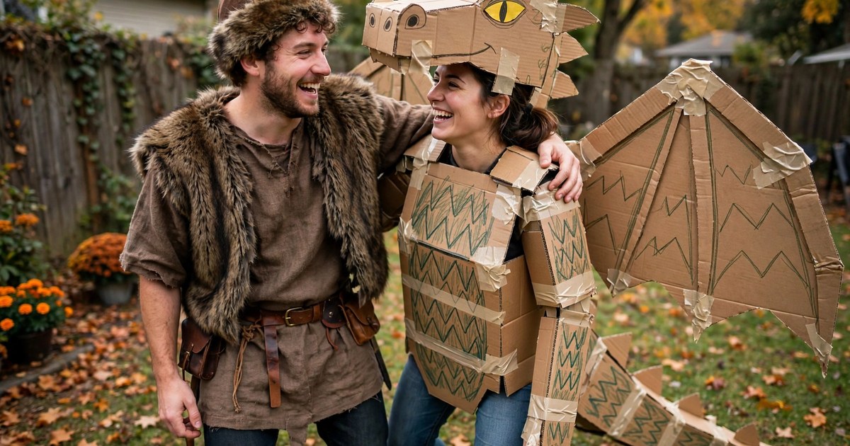 Dragon Rider Duo costume idea