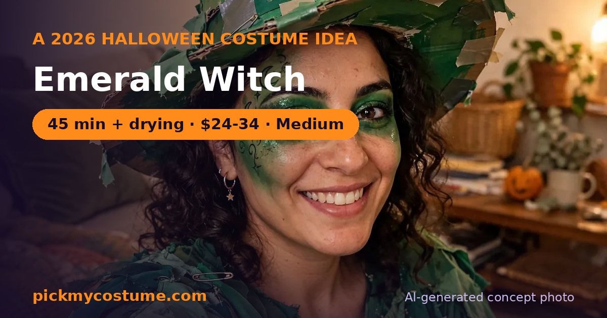 Emerald Witch costume