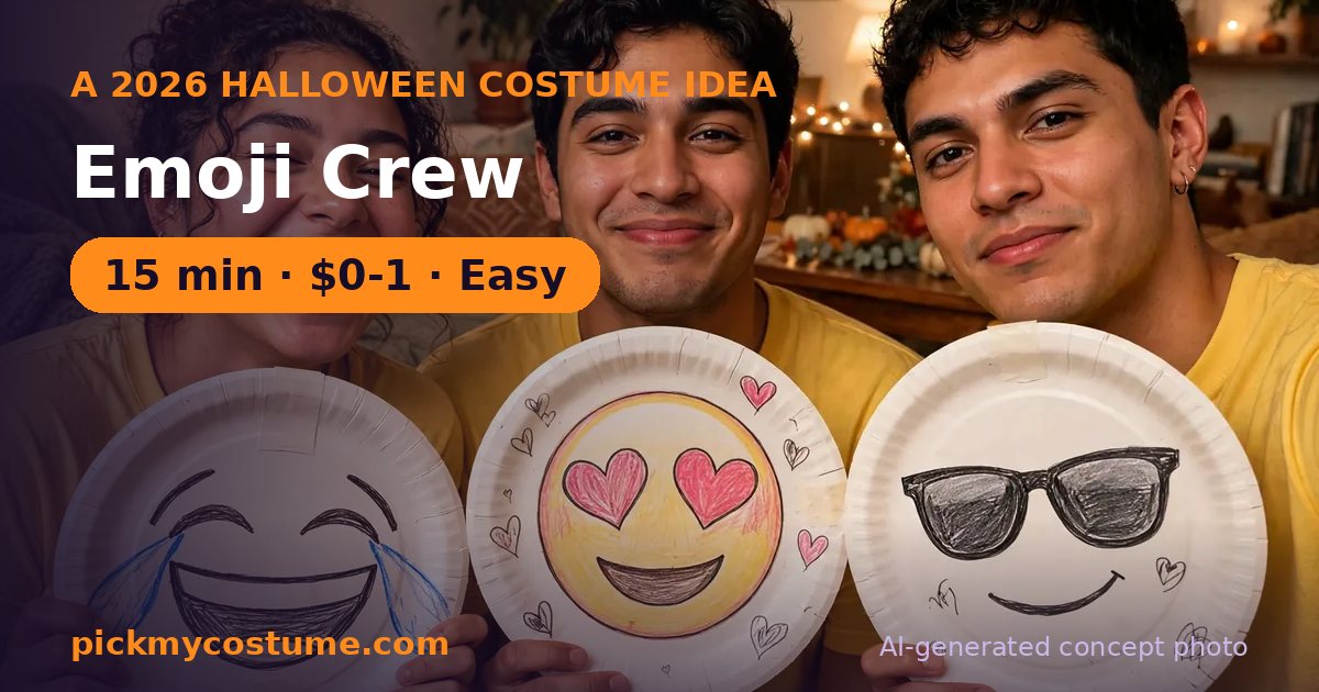 Emoji Crew costume