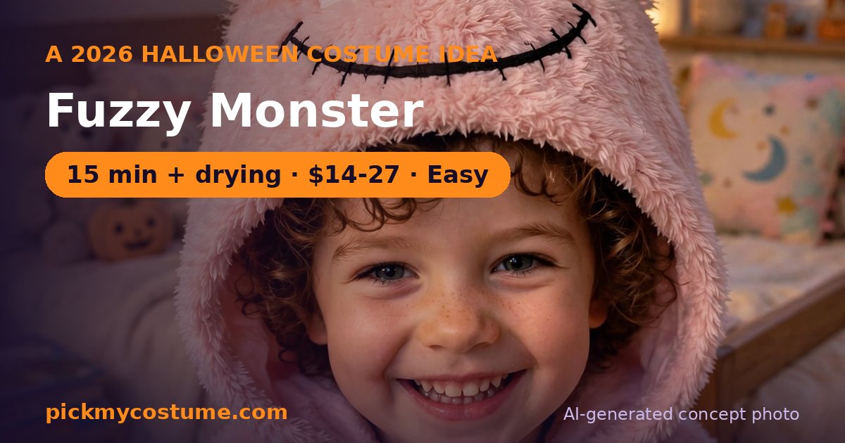 Fuzzy Monster costume