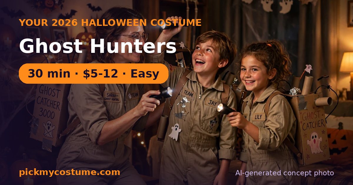 Ghost Hunters costume idea
