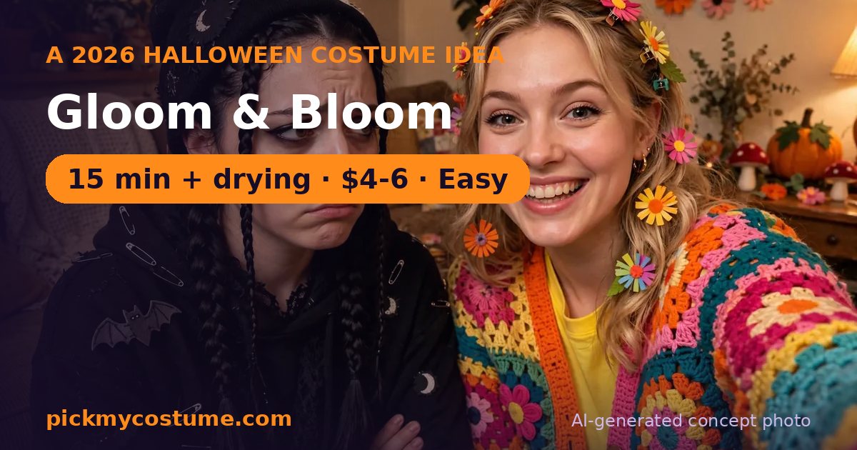 Gloom & Bloom costume