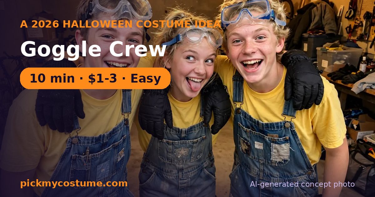 Goggle Crew costume