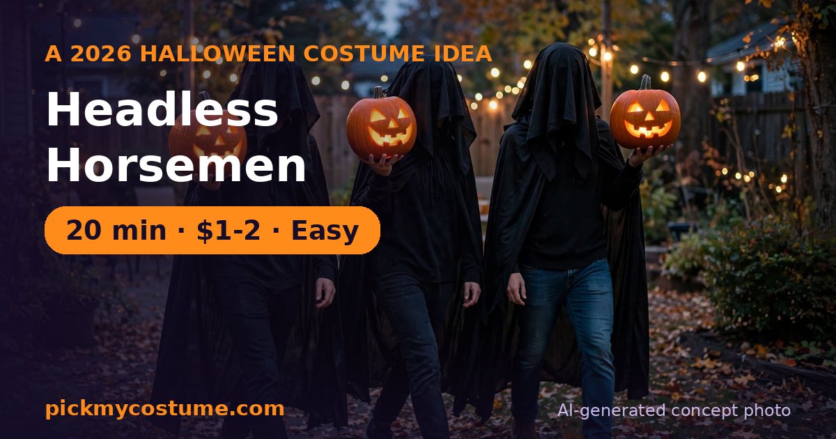 Headless Horsemen costume