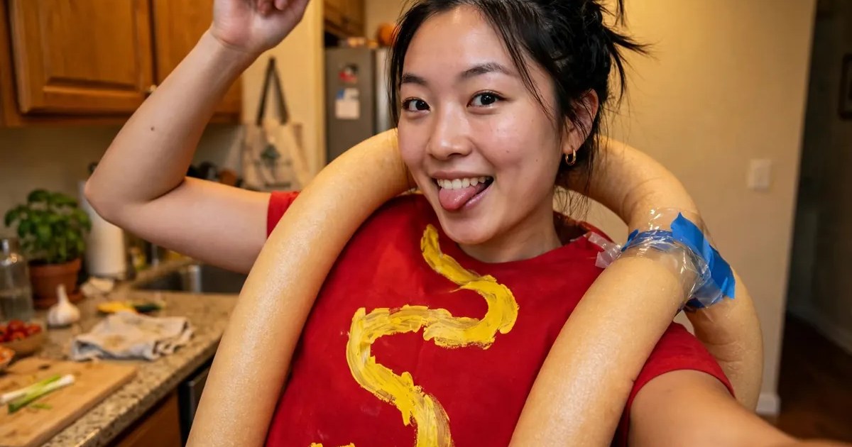 Hot Dog costume idea