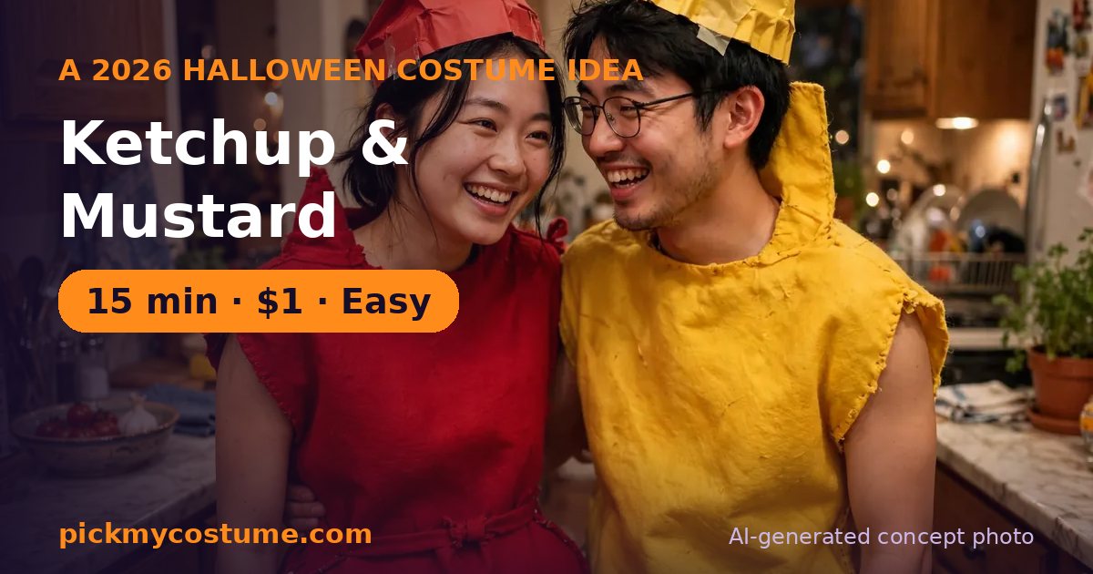 Ketchup & Mustard costume