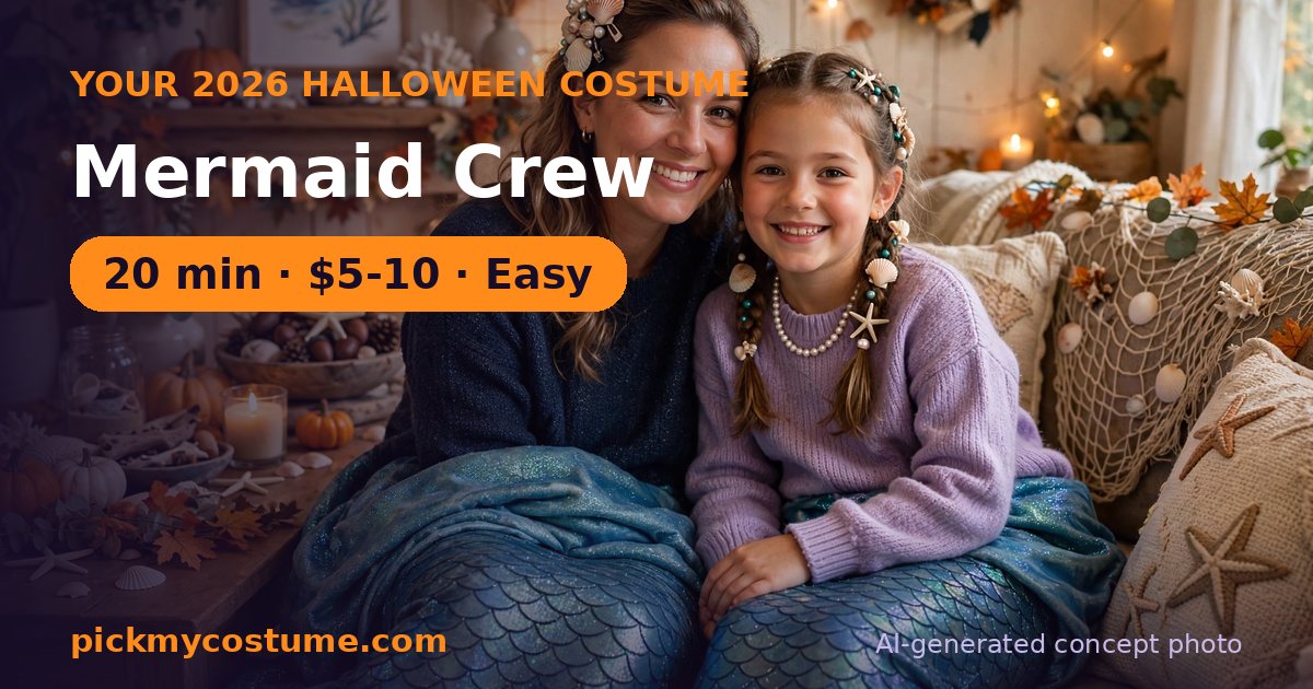 Mermaid Crew costume idea