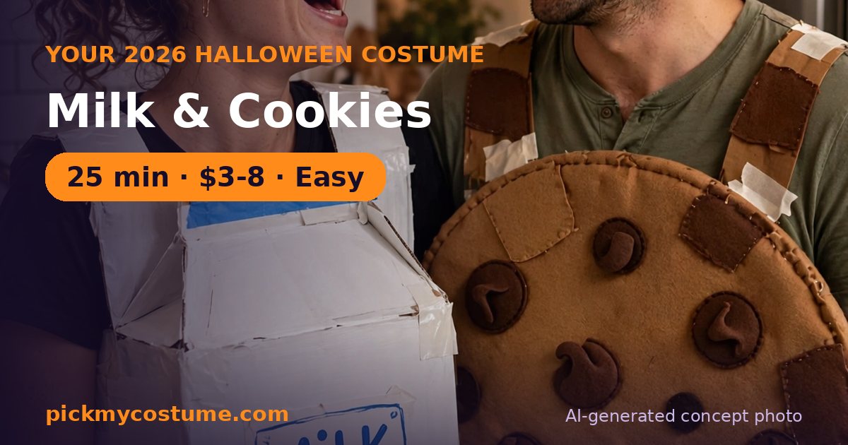 Milk & Cookies costume idea