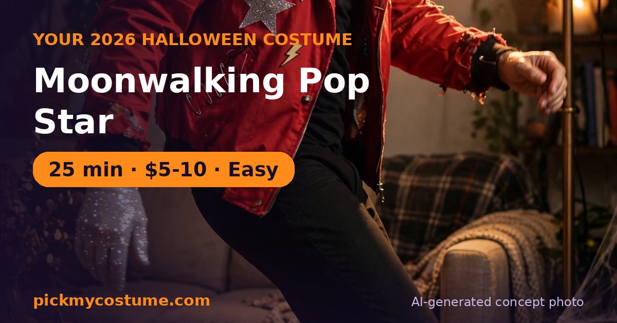 Moonwalking Pop Star costume idea