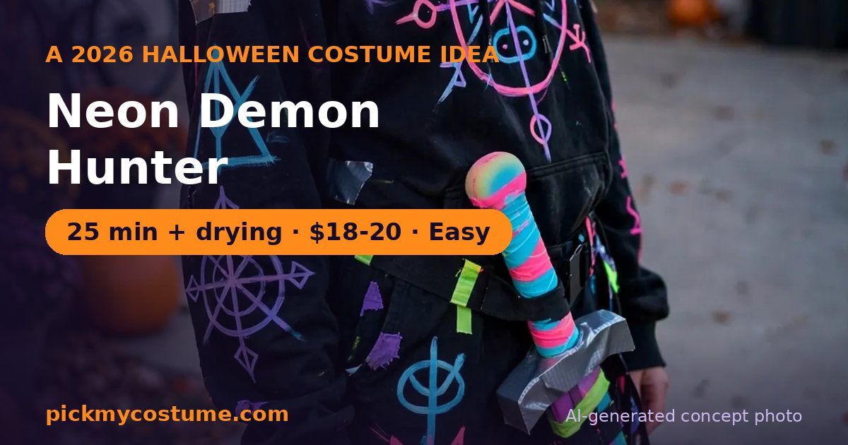 Neon Demon Hunter costume