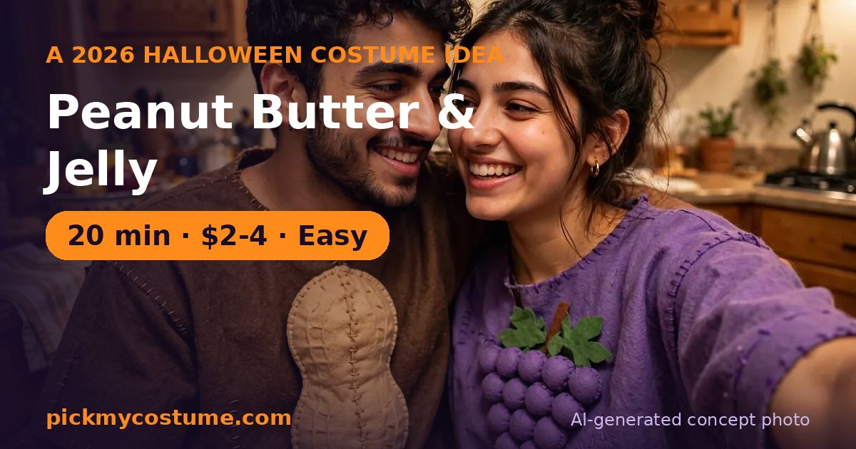 Peanut Butter & Jelly costume