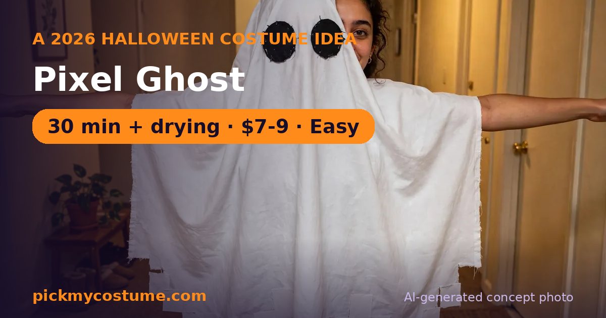 Pixel Ghost costume