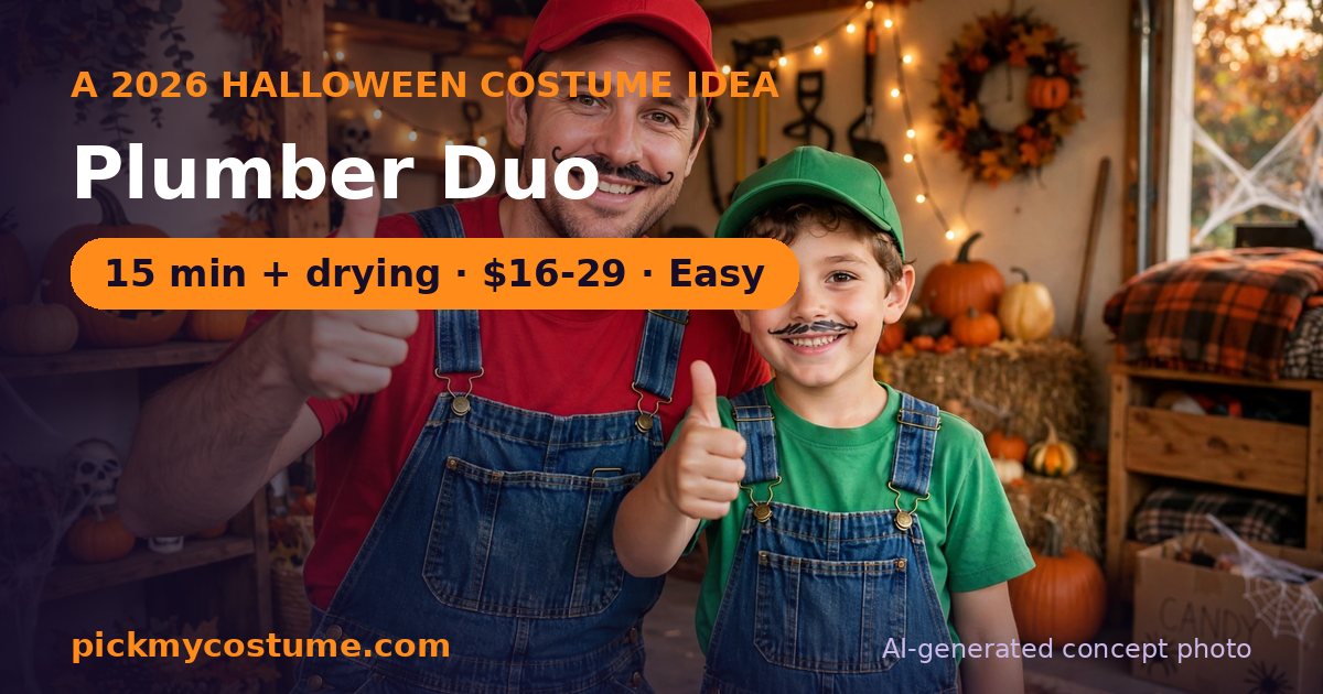Plumber Duo costume