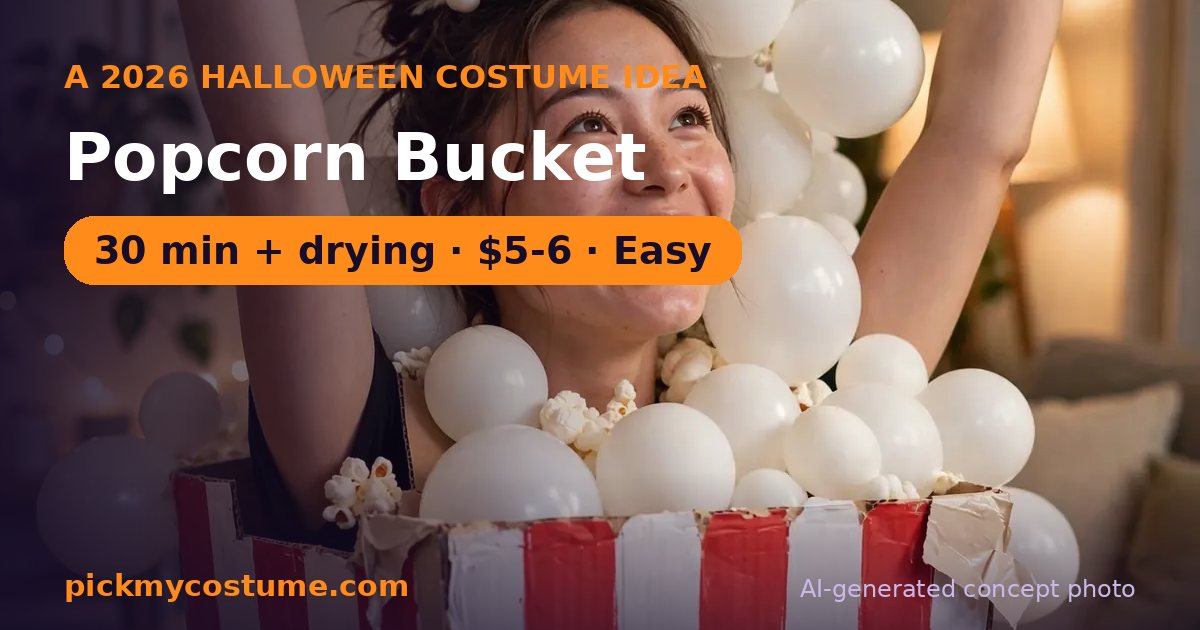 Popcorn Bucket costume