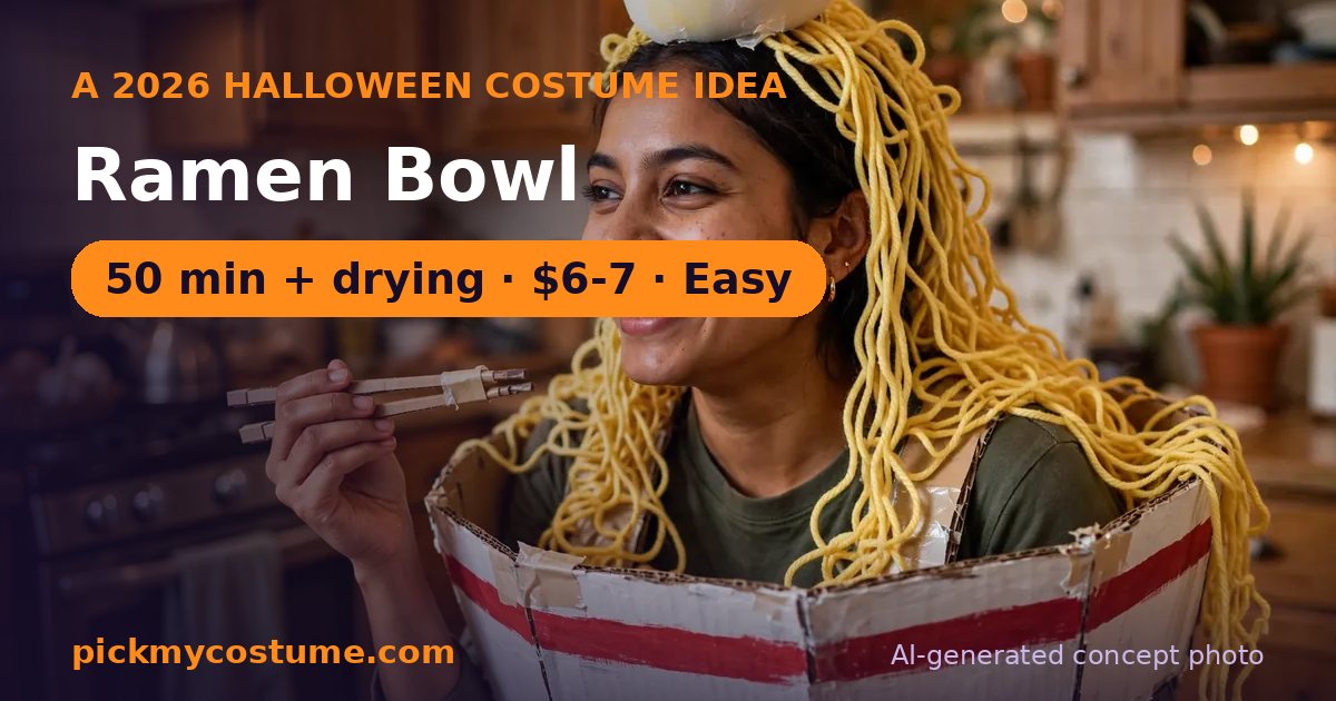 Ramen Bowl costume