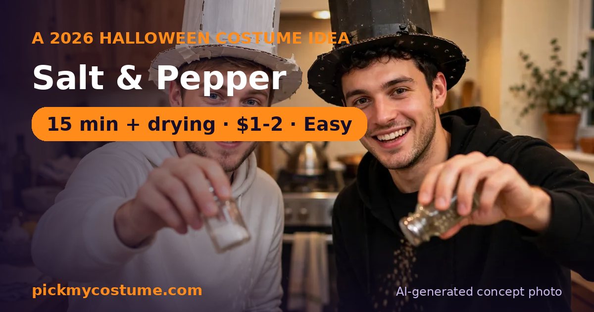 Salt & Pepper costume