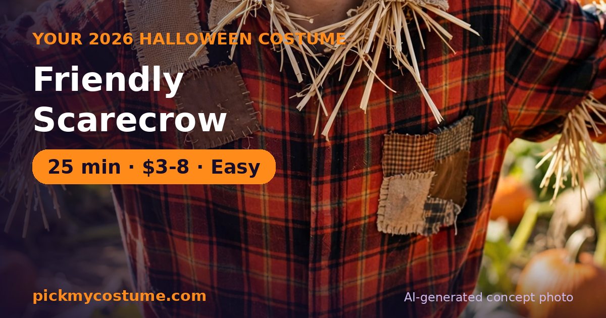 Friendly Scarecrow costume idea