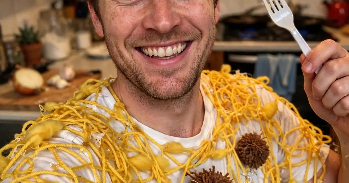Spaghetti & Meatball costume idea