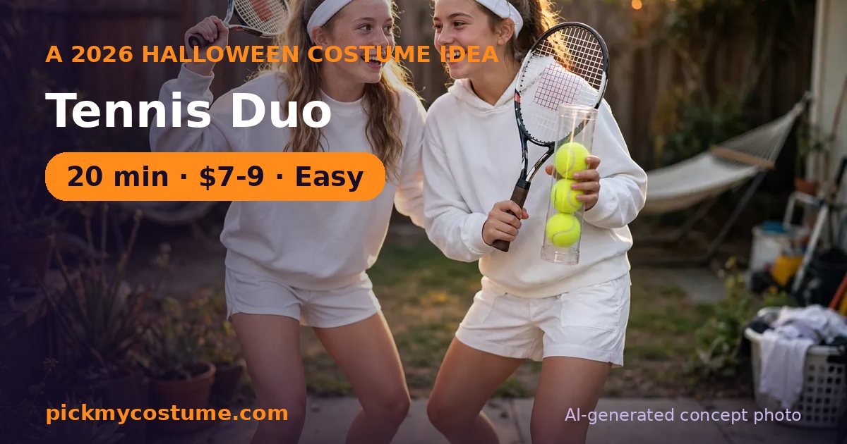 Tennis Duo costume