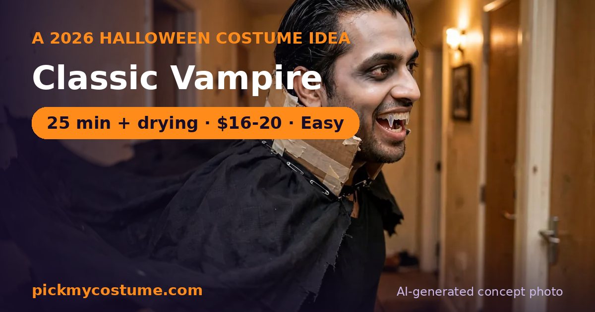 Classic Vampire costume
