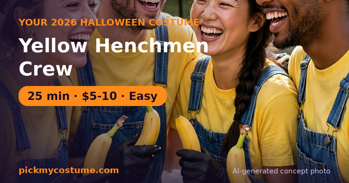 Yellow Henchmen Crew costume idea