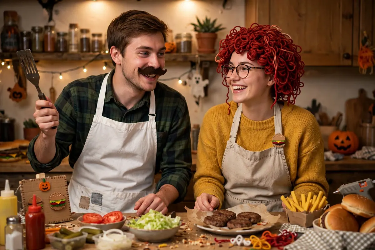Burger Joint Couple Halloween costume