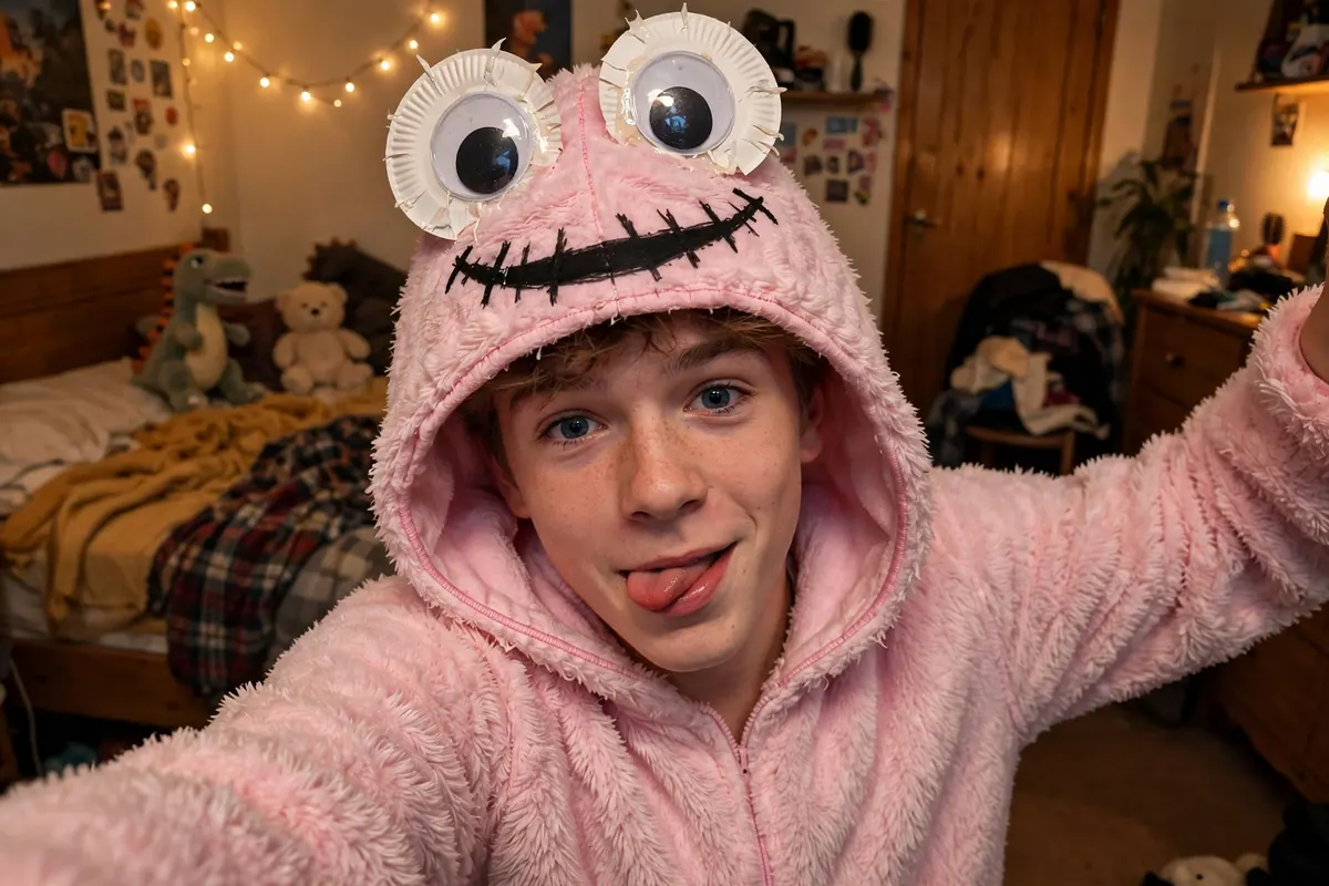 Fuzzy Monster costume concept photo