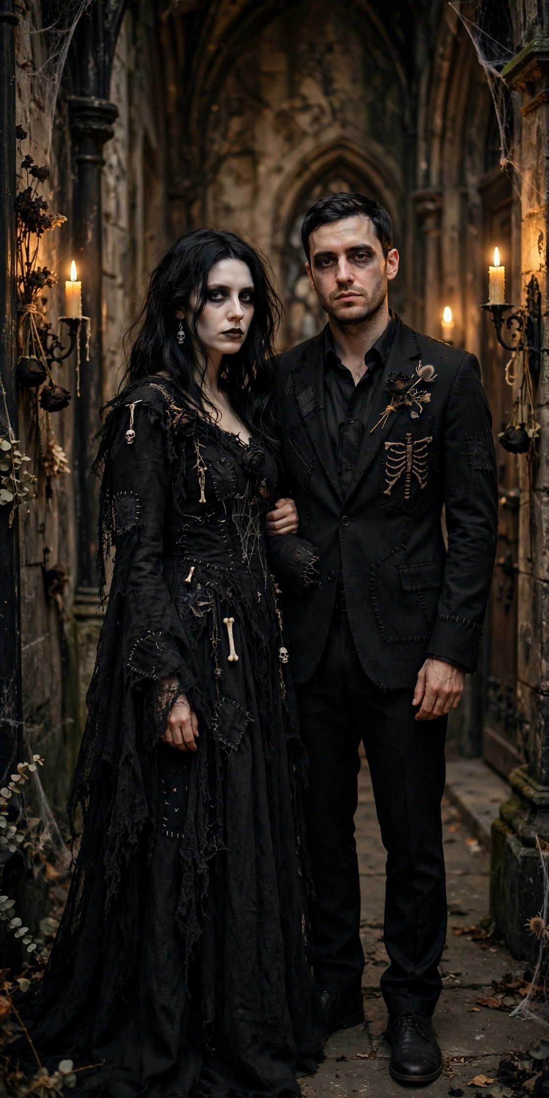 Macabre Goth Couple